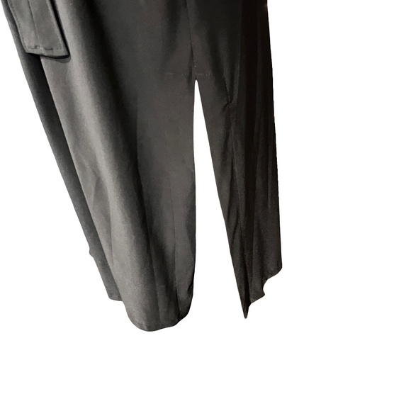 #A317  Zara Women’s Black Belted Midi Puff Shoulder Pre- Owned Chic Posh Style S - Picture 8 of 9